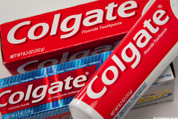 Colgate toothpaste tubes