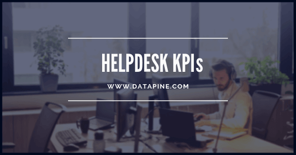 Helpdesk KPIs by datapine