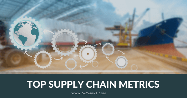 Supply chain metrics post by datapine 