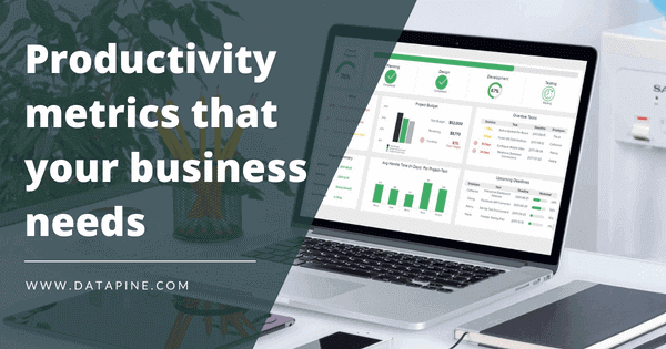 Productivity metrics blog post by datapine