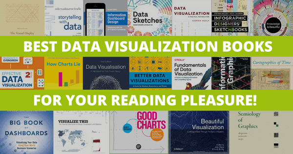 The top 20 data visualization books blog post by datapine 