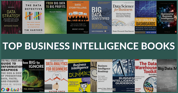 Top business intelligence books blog post by datapine