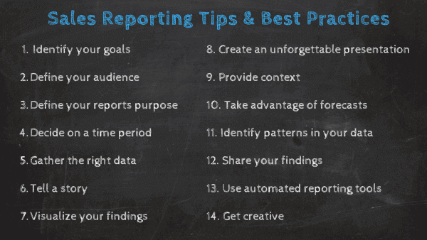 14 Sales reporting best practices to follow for successful reports 