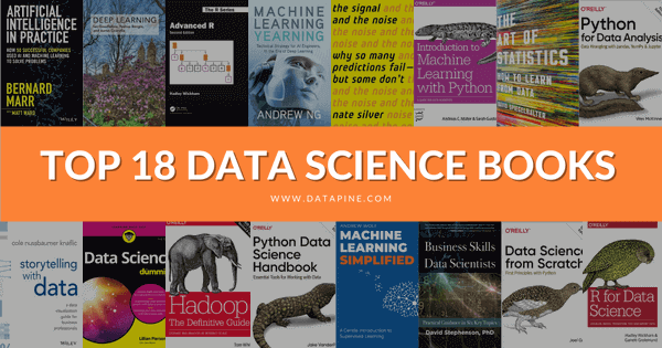 The top 18 data science books by datapine